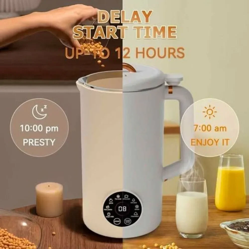 Soybean Milk Breaker Machine 34oz Automatic Multi Function Plant Based Beverage